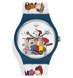Reloj Swatch X Peanuts First Base Unisex SO29Z107