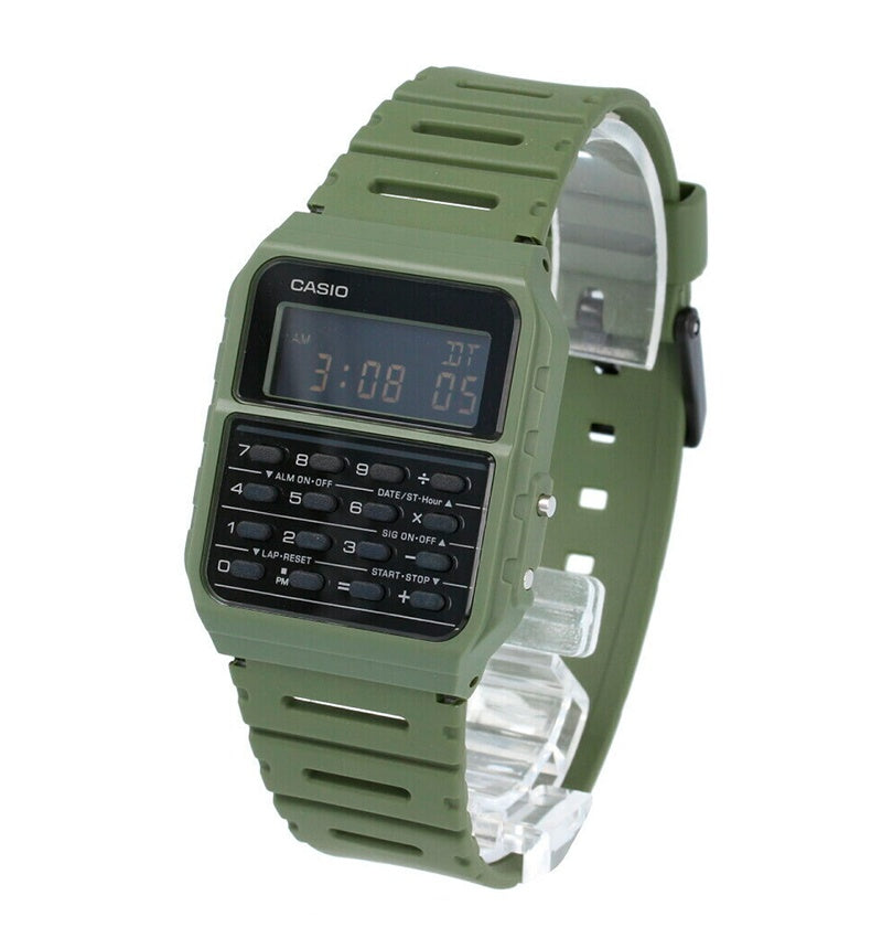 Reloj Casio vintage calculadora verde CA-53WF-3BEF