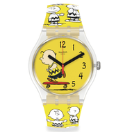 Reloj Swatch X Peanuts Swiss Made Unisex SO29Z101